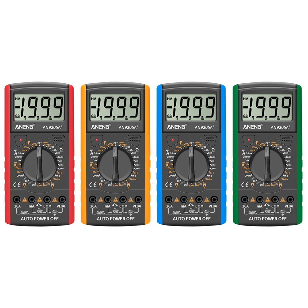 LCD Digital Multimeter Voltmeter Amperemeter Kapazität Messung Power Faktor Multi-Funktionale Meter 18x 9x 3,5 cm