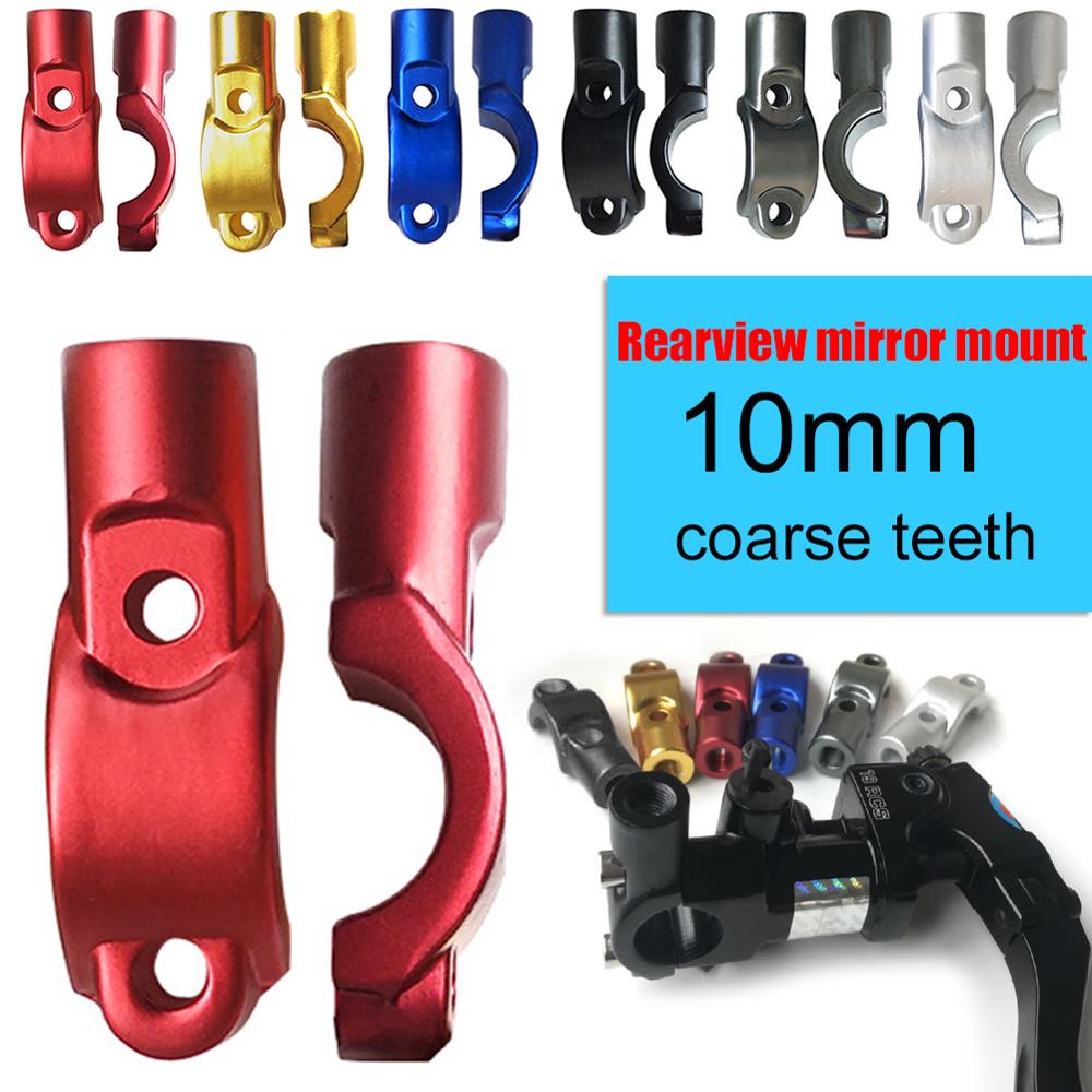 Motorcycle Rear View Mirror Bracket Mount Adapter Holder Clamp Screw Universal For Bike ATV CNC Aluminum 22mm 7/8" Handlebar