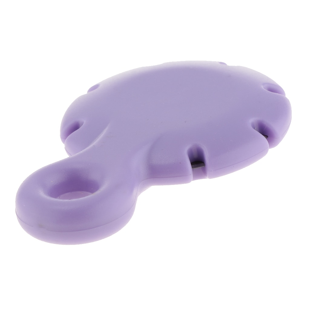 Thread Cutter Pendant - Plastic Purple Case - Great for Travel - Yarn Cutter