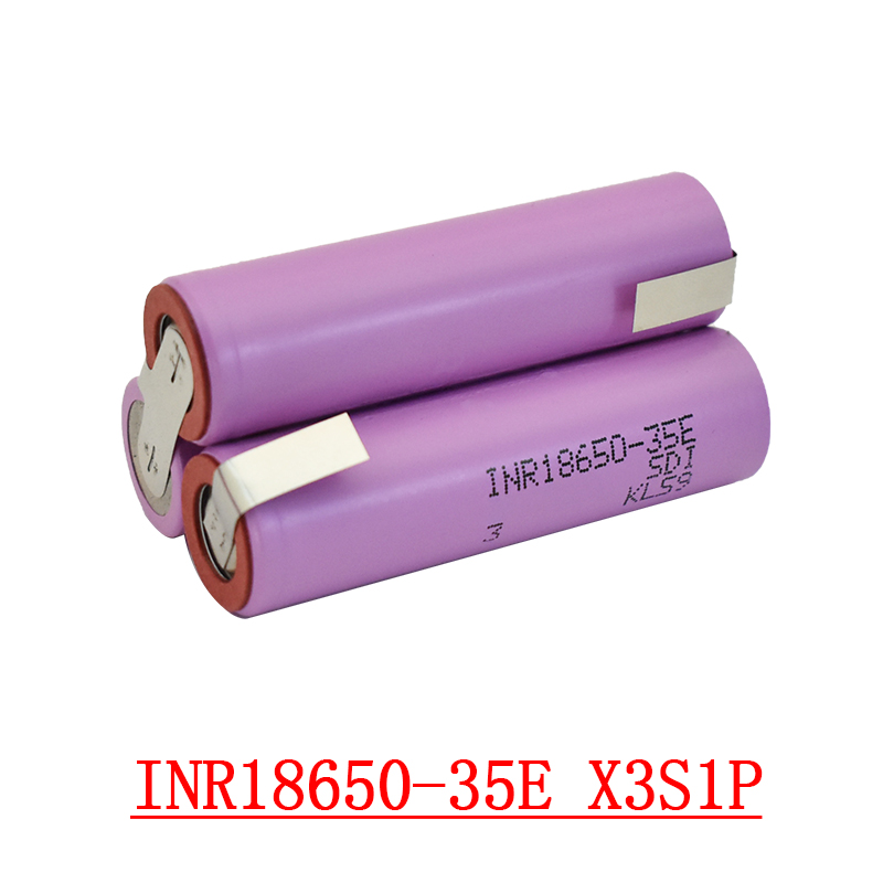 20A 18650 35E 3500mAh 7000mAh 3S 4S 5S 6S 8S 7.4V 12.6V 14.8V 18V 25.2V 29.6V voor Schroevendraaier Batterijen Lasappakket: Paars