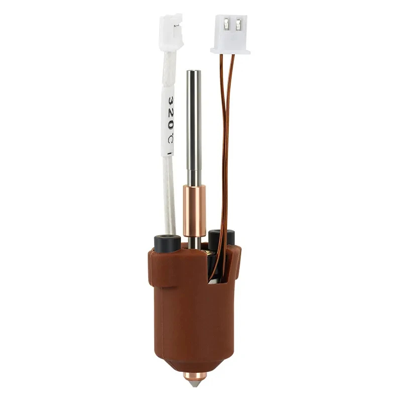 For Creality K1C k1 Max Hotend Ceramic Heating Block Kit 3D Printer Parts Quick-Swap Nozzle Kit Heat Break Resistance Hotend: Skin Color