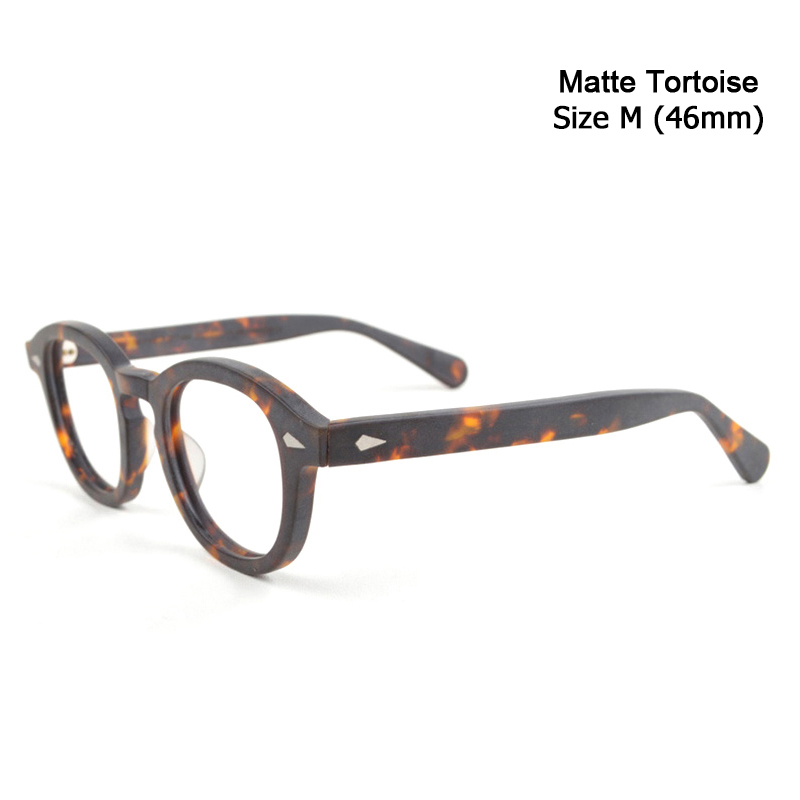 Johnny Depp Lemtosh Brillengestell Herren Damen Luxusmarke Jahrgang Computerbrille Acetat Brillengestell Transparente Linsenbox