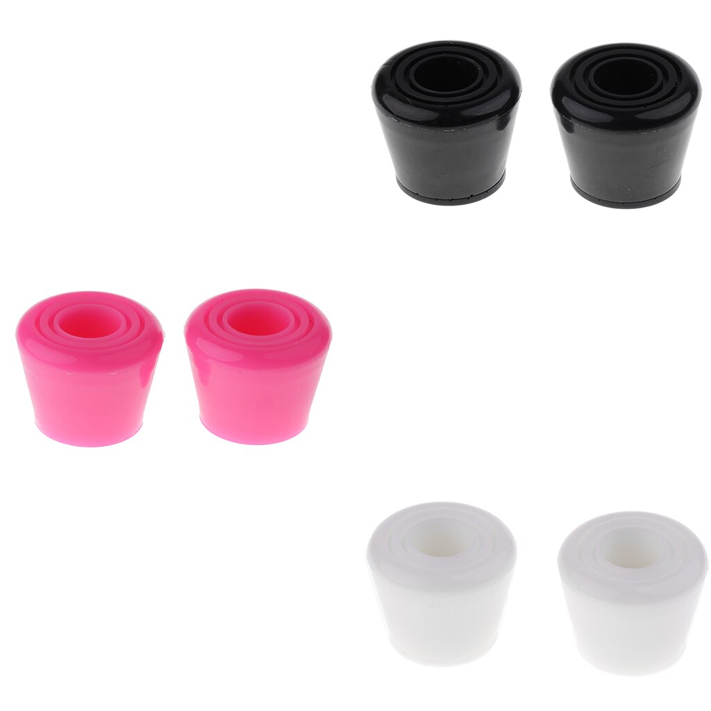 2pcs Bolt-On Toe Stop Soft and Comfortable Skate Toe Stops for Derby and Other Skating