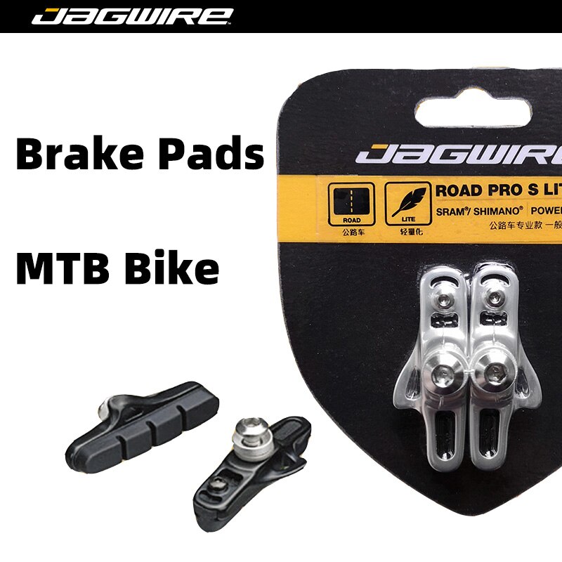 Jagwire Mountain Road Bike Brake Pads CP/SRAM/Shimano System Carbon Rim Ultralight Brake Pad Safety Non-Slip Bicycle Accessories