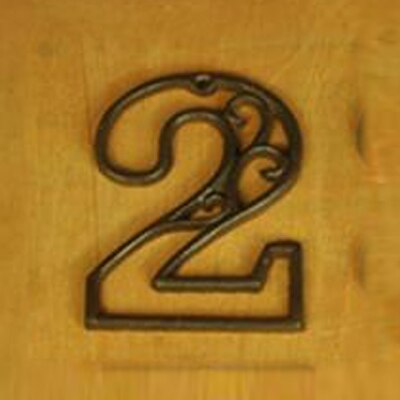 Cast Iron Heavy Duty Metal House Numbers Home Street Address Numbers Signs Antique home signs cast iron signs