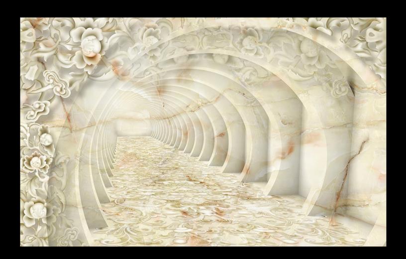 3D behang marmeren reliëf patroon custom 3d behang vinyl non-woven 3d foto muurschilderingen