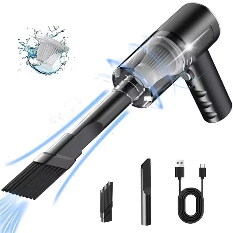 Auto Staubsauger Wiederaufladbare Drahtlose Reiniger Für Auto Hause Haustier Haar Auto Staubsauger Leistungsstarke Reinigung Maschine Handheld Amagi