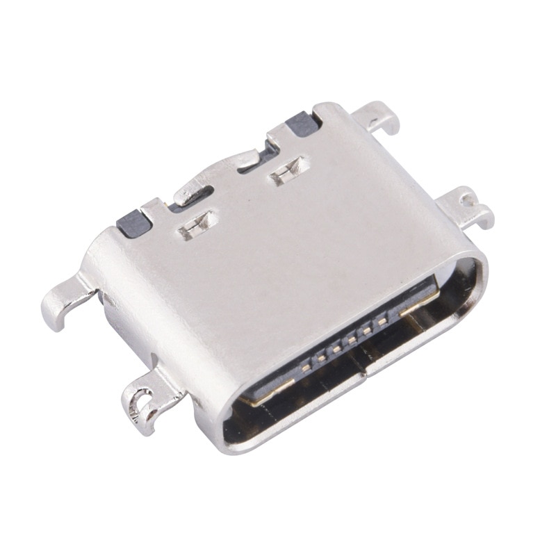 Prise JACK Micro USB 1.6 Type C 16 broches SMD, 3.1mm, connecteur femelle à 90 degrés pour téléphone portable, prise de charge, 10 pièces/lot