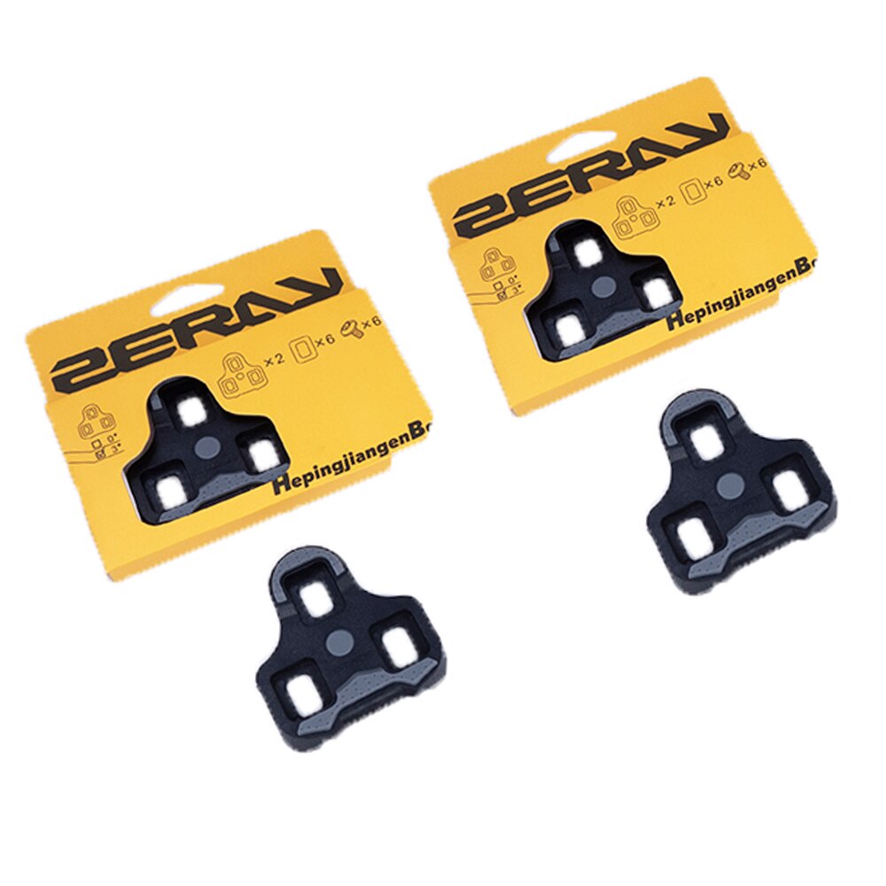 ZERAY SP110 Cycling cleats Bicycle accessory Road Bike Pedal Cleats Compatible With LOOK KEO structure Ultralight Bike cleats: 2 pairs 3 Degree