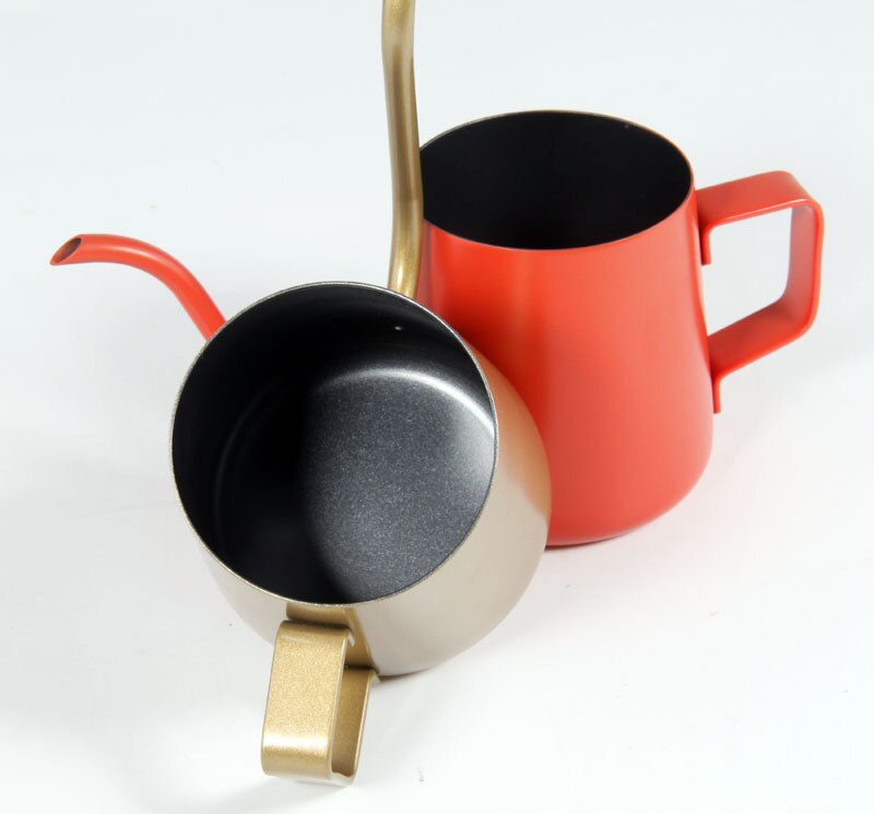 245ml MINI High stainless steel Turkish coffee pot ibrik Coffee brewer gooseneck spout kettle drip coffee maker