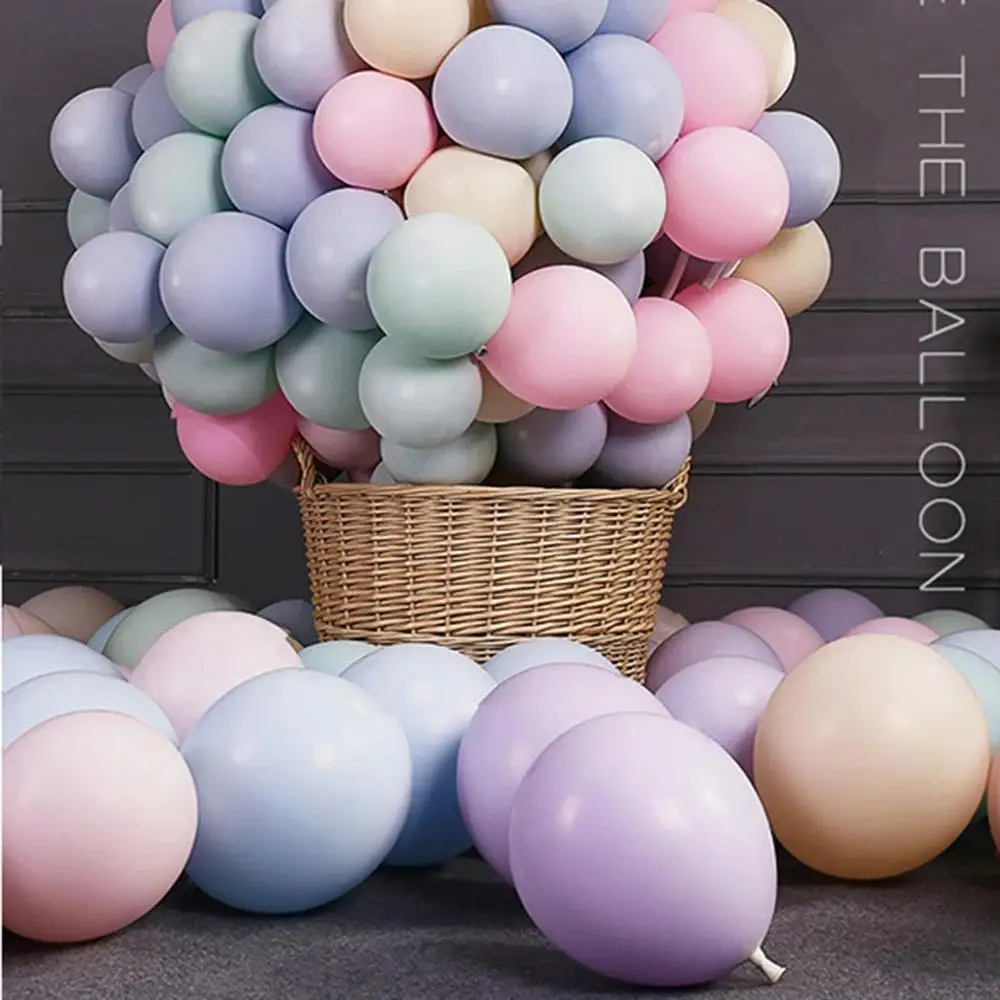 20 stuks gemengde kleuren macaron ballonnen 10 inch pastel regenboog ballonnen macaron ballonnen meerkleurige ballonnen feestdecoraties