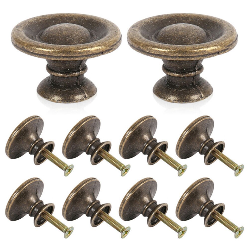 Wardrobe Knobs Decoration Drawer Set Knobs Knob Antique Pull Brass Home