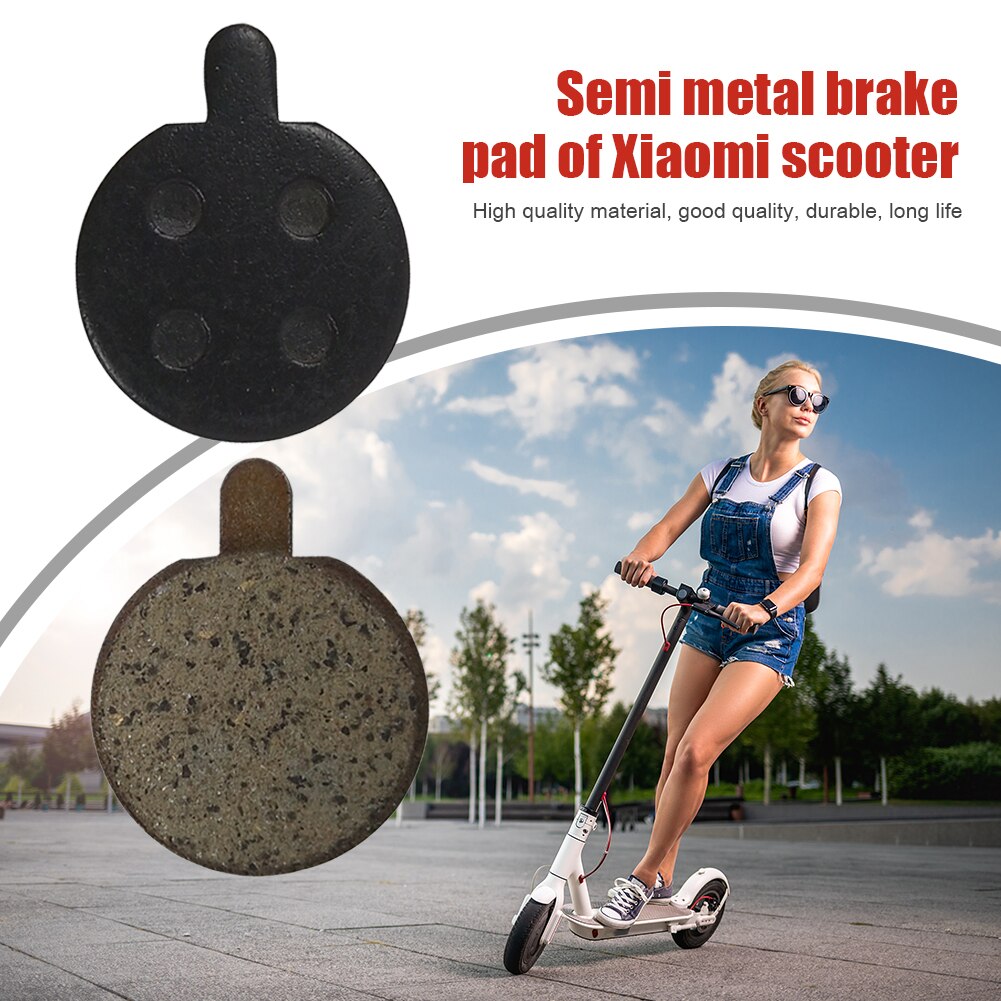 1 paire de plaquettes de frein à disque en métal pour Scooter électrique Xiaomi M365 Pro, pièces de rechange, plaques de Friction