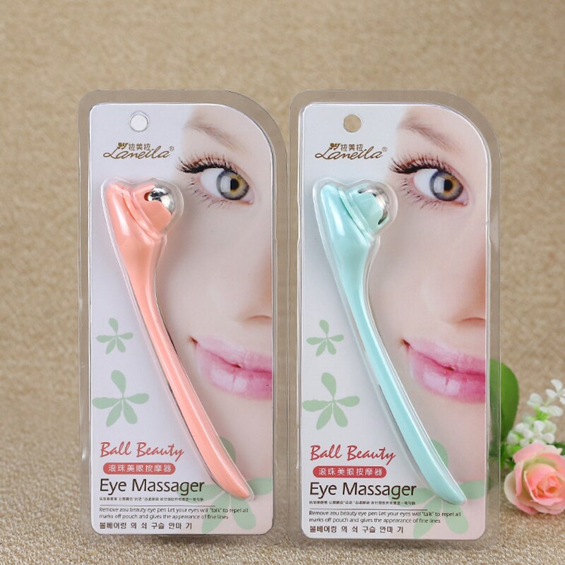 1Pc 360 Degree Free Roller Ball Eye Massager Black Eye Ring Eye Bag Healthy Beauty Eye Relax Massager Care Tool 2Colors