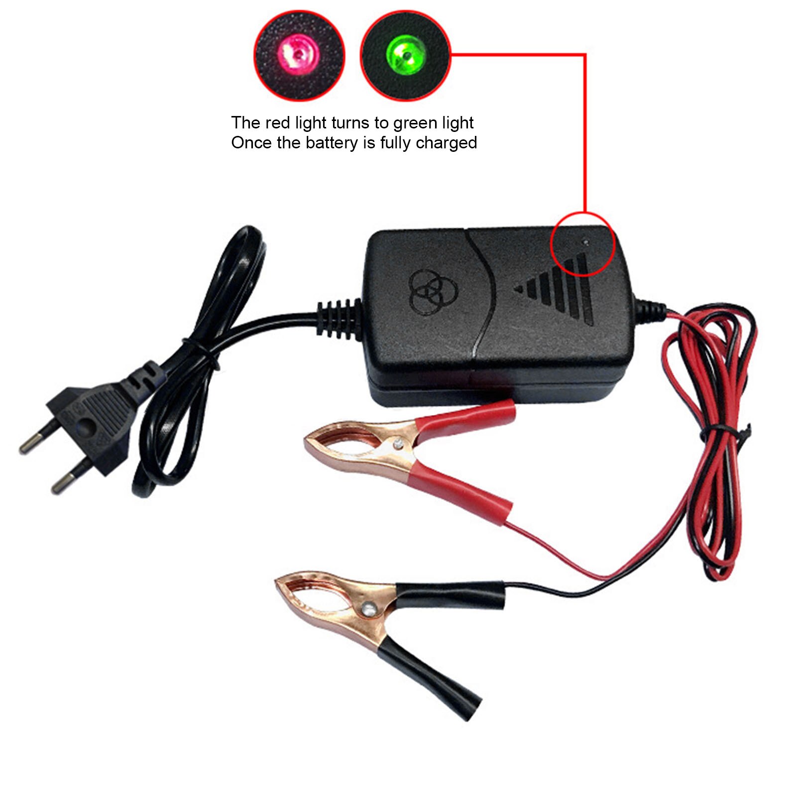 Motorcycle Battery Charger 12V Lead-acid Battery Adapter 12V Battery Charger With Floating Charge Function