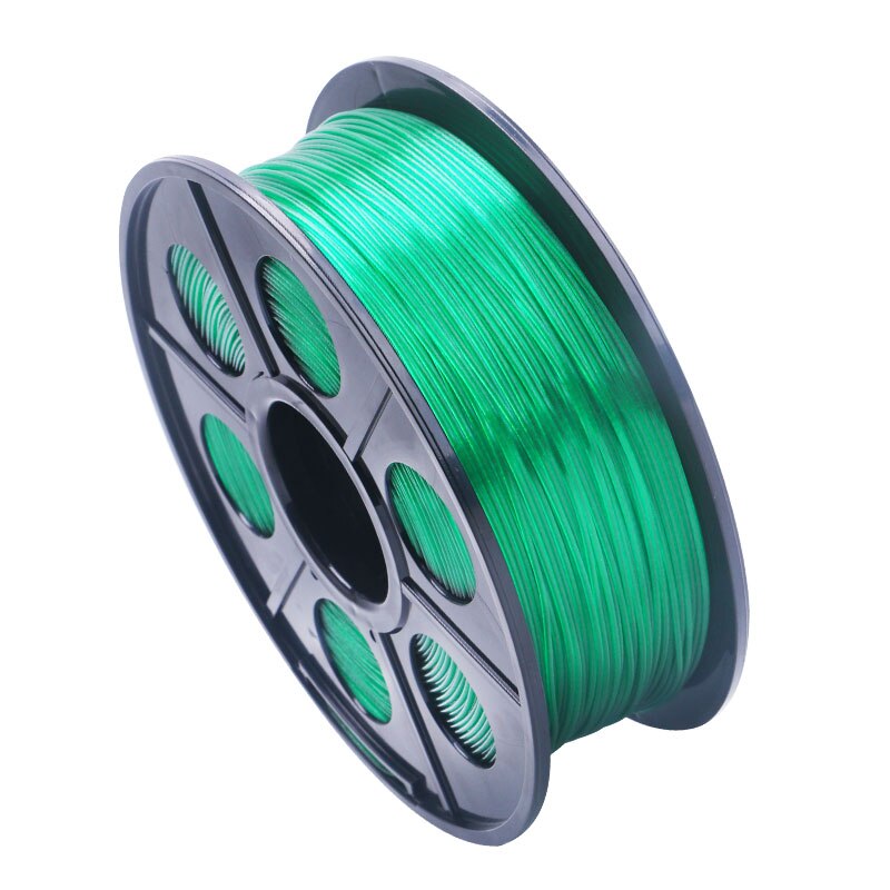 KCAMEL PETG 3d Printer Filament 1.75mm 1kg/2.2lbs Plastic Filament With Material for 3D Printer: Transparent green
