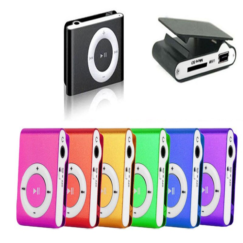 FLH 3PCS Mini Portable плеер mp3 с наушниками cd Music Player Supports USB 2.0 1-32G SD TF Card: 5PCS Random