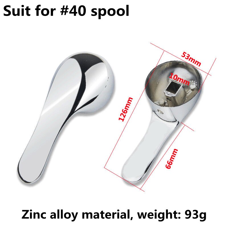 Bathroom Faucet Single Metal Lever Handle Kit 35mm 40mm For single lever pressure balance bath and shower faucets Accessories: 40mm-Alloy8