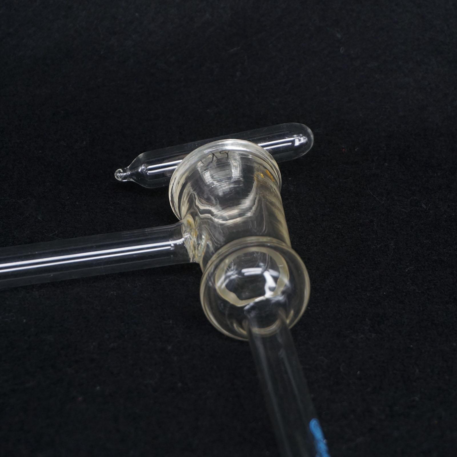 8 Mm Boring Hoge Vacuüm Glas Stopcock Twee-weg L-Vorm Holle Plug Laboratorium Ware