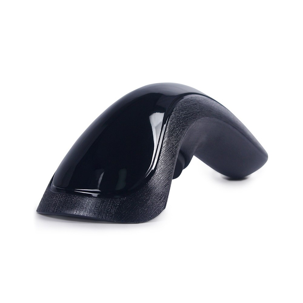 Escáner inalámbrico de código de barras de 2,4G, batería de 1400mAh, código QR 1D y lector de código 2D, modo de escaneo para supermercados/tiendas (negro)