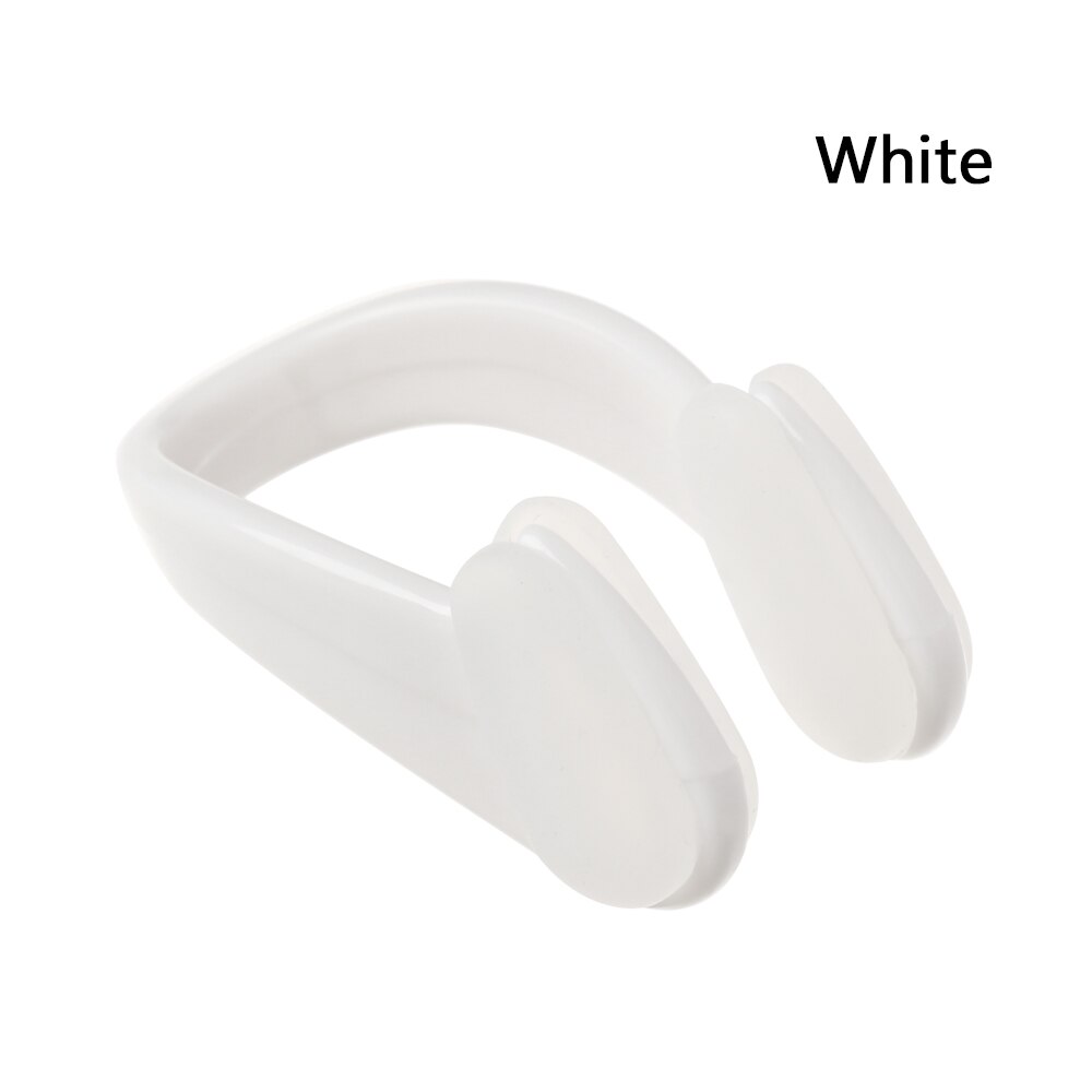 4Pcs Zwemmen Neusklem Oordopjes Pak Zwemmen Kleine Maat Voor Volwassen Kinderen Waterdichte Zachte Siliconen Neusklem Zwembad Accessoires: white