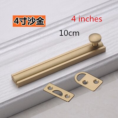 Professionelle Durcheinander Türen Rutsche verriegeln sperren Fenster Bronze- Riegel Möbel Verdeckte Schlösser Schlecht Bolzen Staub Beweis Rohr: 9