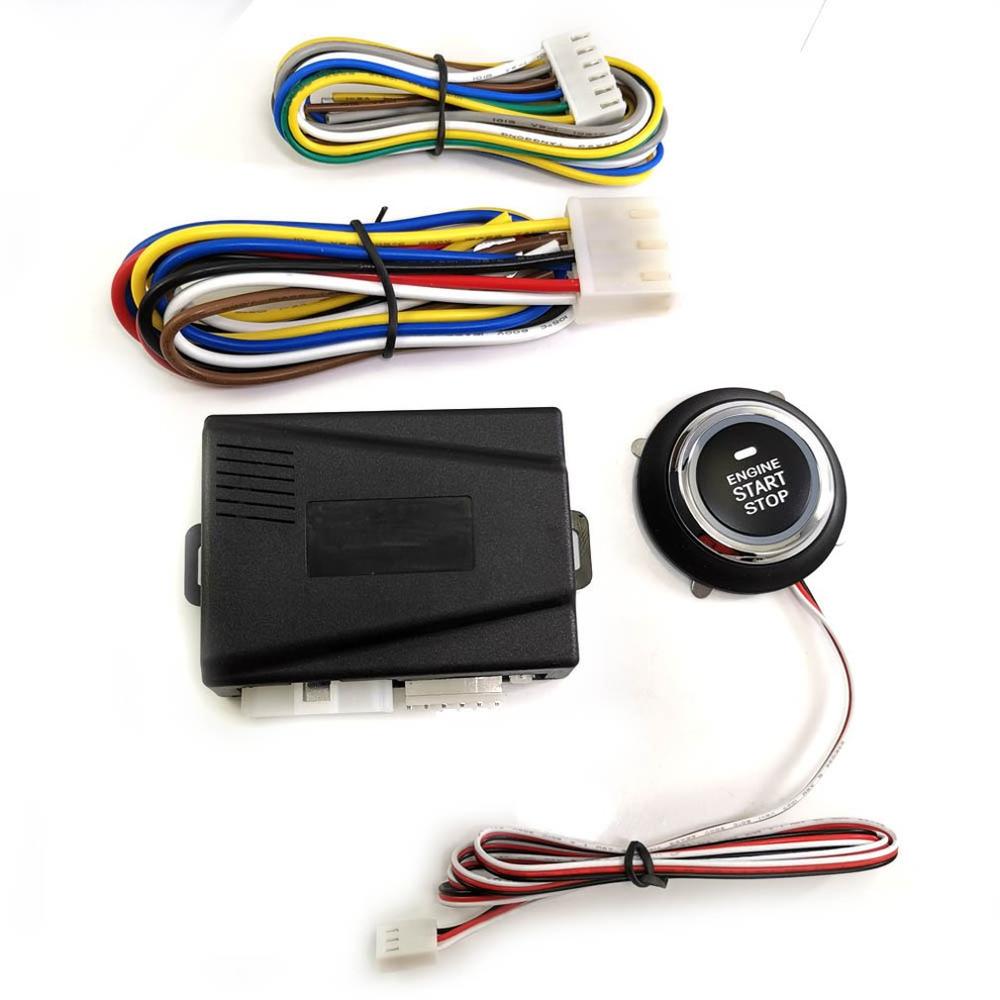 Car Engine Push Start Button Ignition Starter Keyless Engine Start Stop Push Button Start Stop Button Remote Engine Start 9001