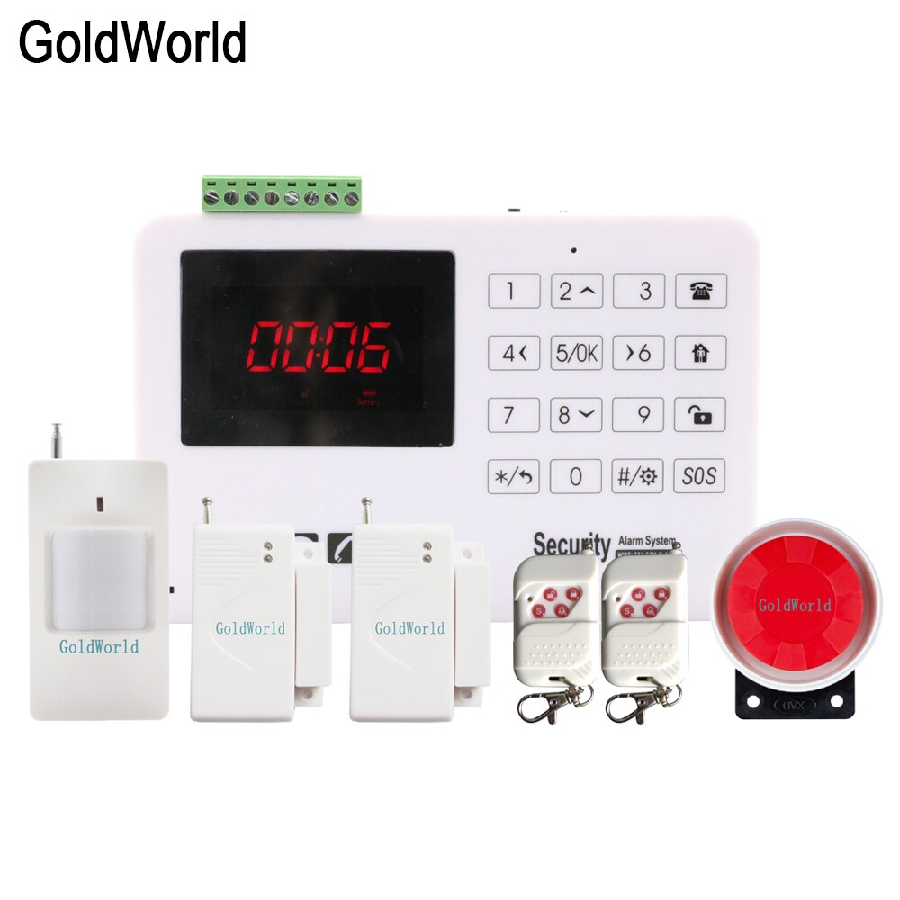 Wireless GSM Alarm System 433MHz Home Burglar Security Alarm System Touch Keyboard