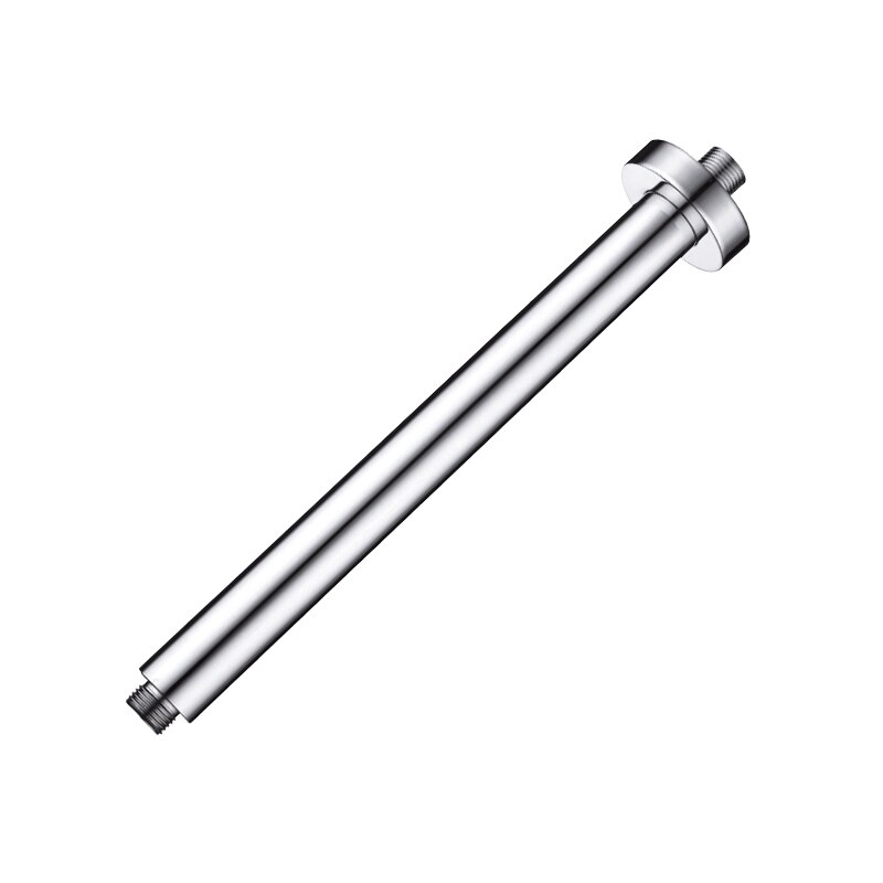 Ceiling Wall Mounted Overhead Chrome Shower Arm Set Head Shower Holder Square Round Stainless Steel