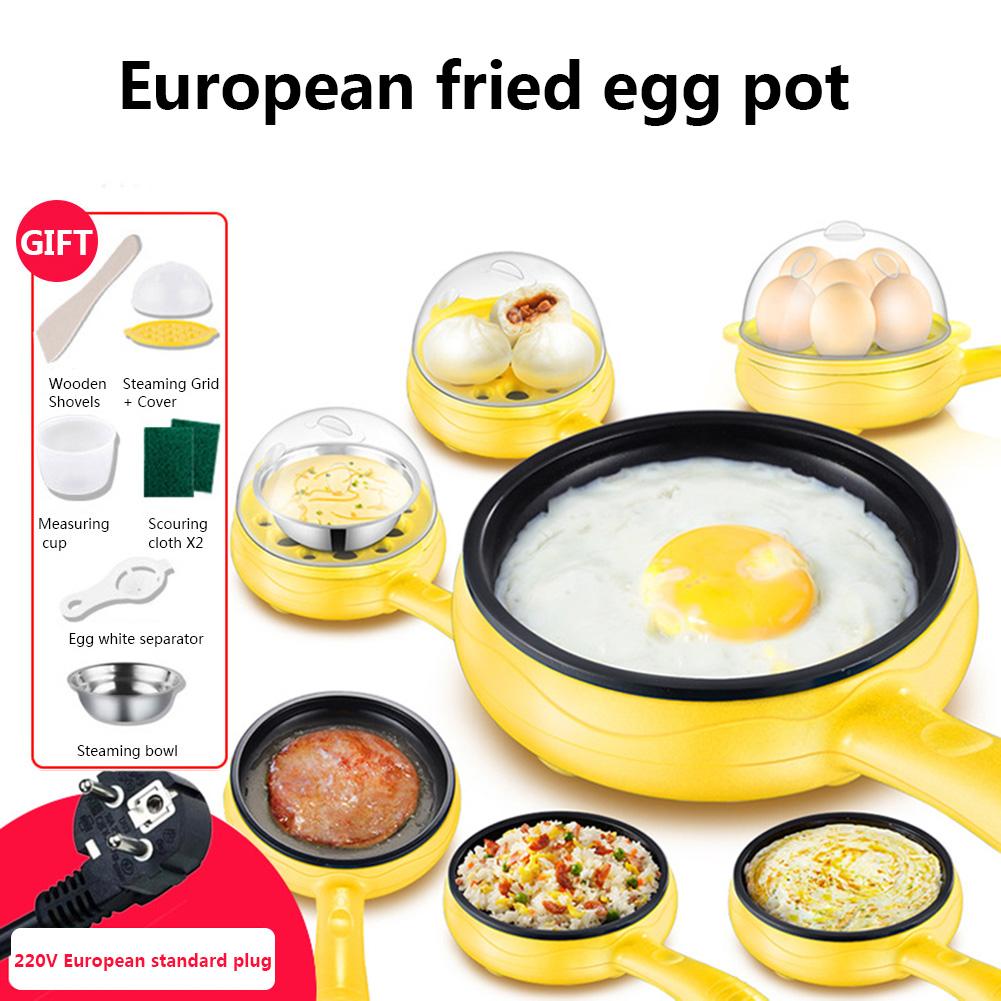 Mini Fry Pan Automatic Power Off Egg Pan Cooker American Standard 110V/European Standard 220V Plug For Home Breakfast Making