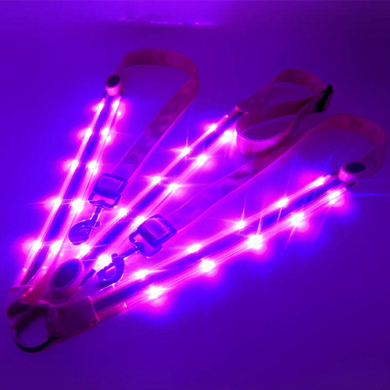 LED Horse Halters Chest Strap Horse Riding Equipment Night Visible Horse Bridle Halter Safety Gear in Night Equipment for Horse: Pink