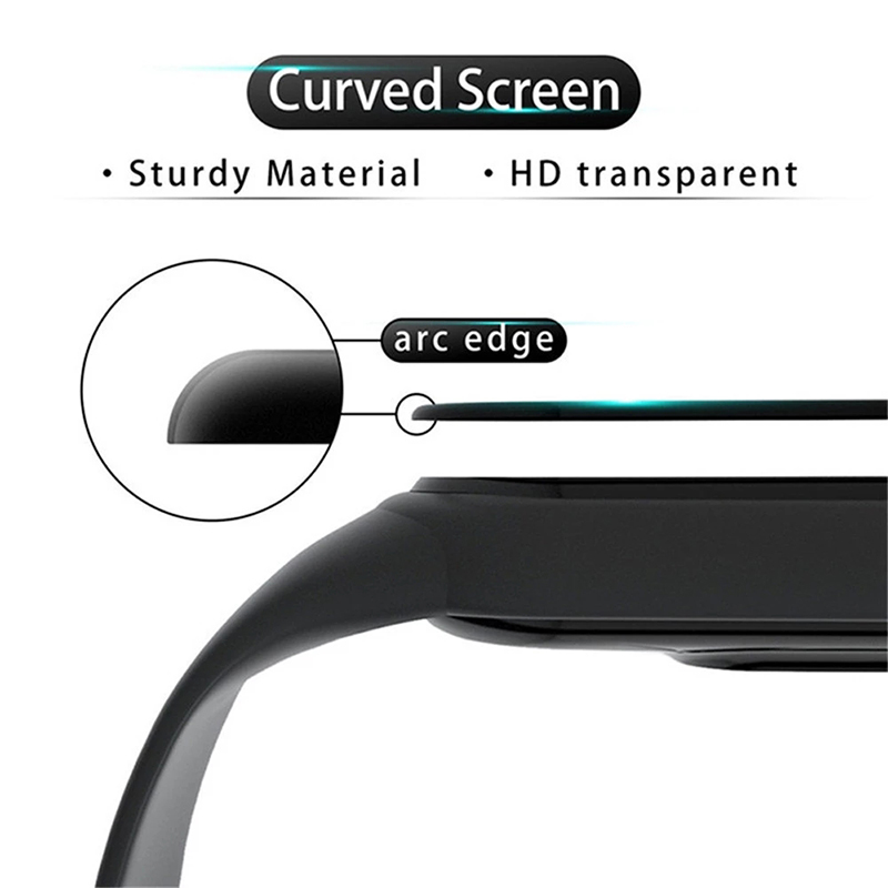 9D Curved Soft Glass Film for Redmi Watch 2 3 Lite 3 Active Full Screen Protector for Xiaomi Mi Watch Color Lite POCO Watch