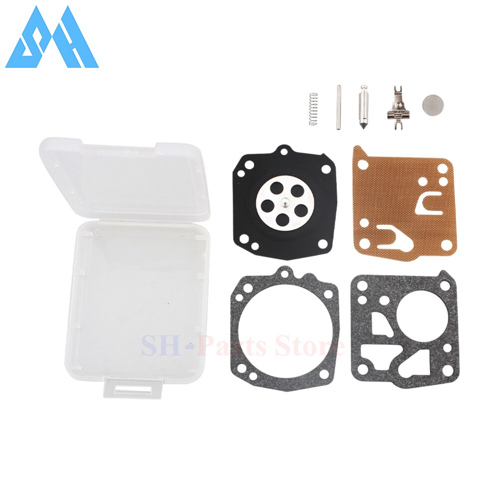 9 unids/set carburador motosierra Kit de reparación para Husqvarna 266, 268, 272, 281, 288 61 162 cadena VI Tillotson RK-23HS RK23HS carburador