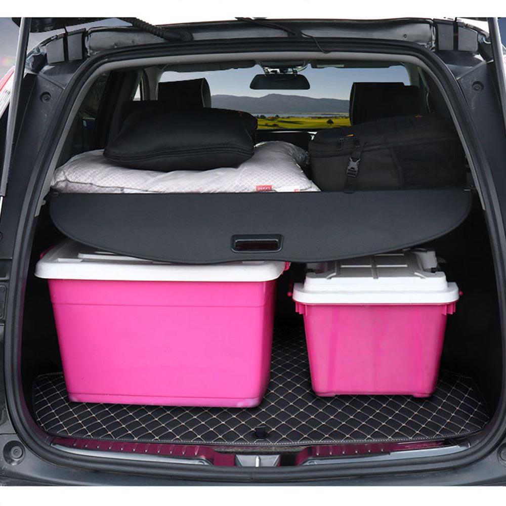 Black Trunk Shade Rear Parcel Shelf Cargo Cover For Toyota RAV4 Car Boot Luggage Security Shield Shade