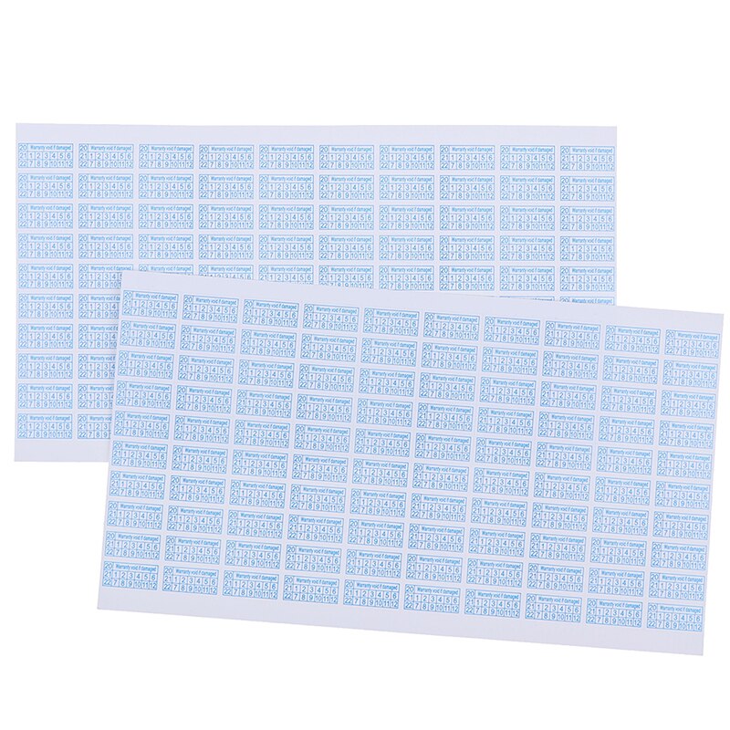 200pcs -2022shredded paper Warranty Void If Damaged Protection Security Label Sticker Seal
