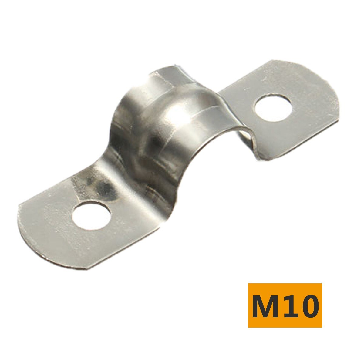 10 Pcs Stainless Steel Plumbing Tube Saddle Pipe Clips Bracket M5/M8/M10/M12/M14/M16/M20 All Sizes Clamp: M10