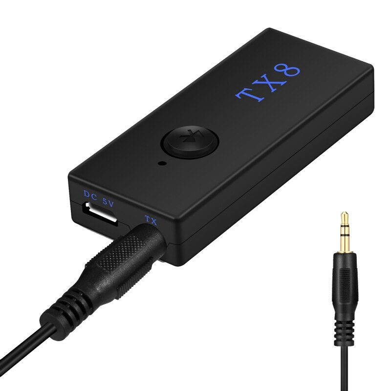 PC HDMI TV MP3 Home Stereo DC 5V Adapter Portable Bluetooth Video o Transmitter Set