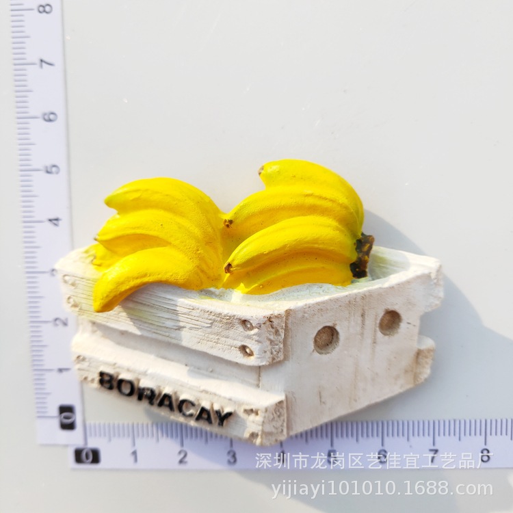 Autocollants frigidaire | Aimants, Simulation pain petit déjeuner après-midi thé fruits Dessert cuisine, décoration réfrigérateur en résine autocollants idées: 4