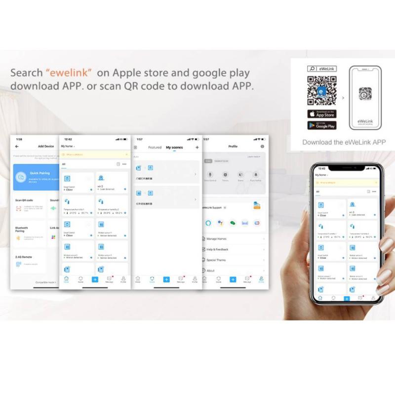 ZigBee Smart Gateway Hub Wireless EWelink Gateway Bridge Smart Home Voice Remote Control Works With With SONOFF Gateway Devices