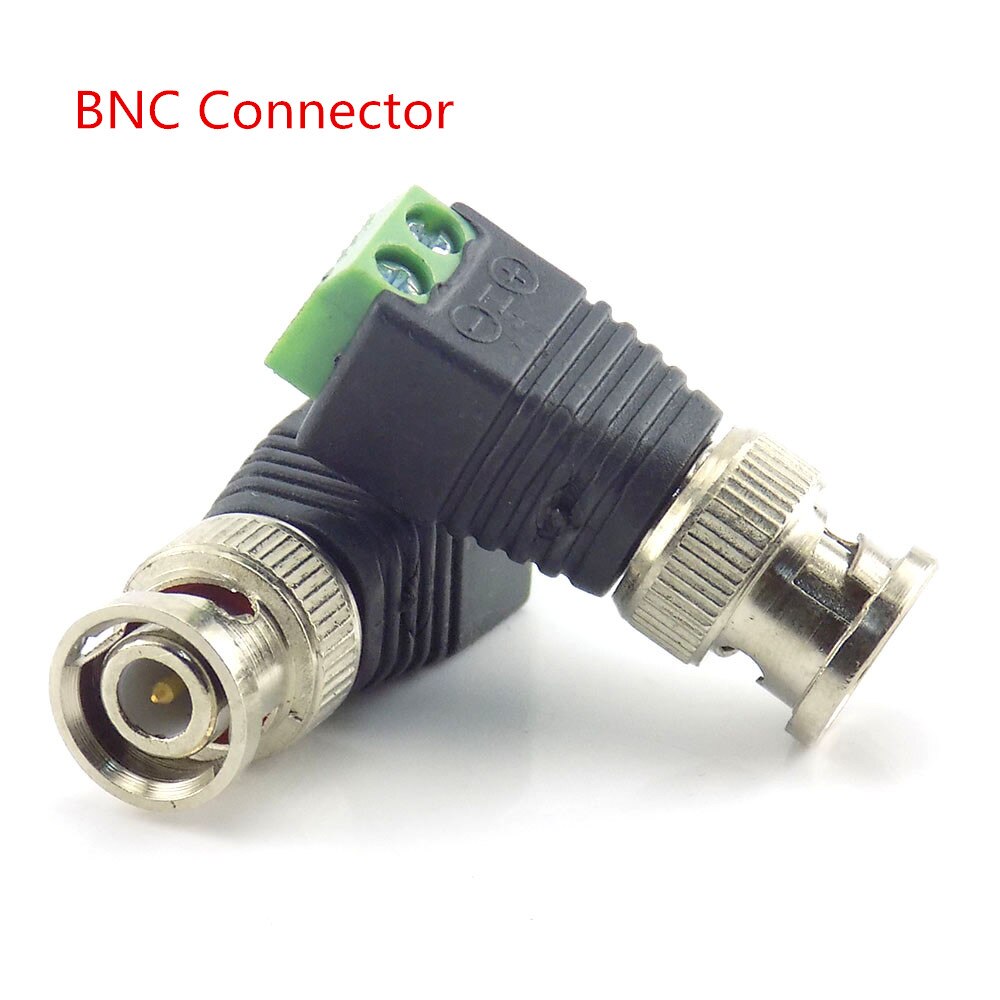 1/2/10 stk 12v dc han dc hun stik bnc stik stik cctv dc strømkabel 2.1 x 5.5mm han bnc adapter til led strip lys