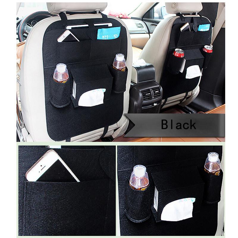 Multifunción de Almacenaje para Asiento trasero de coche bolsa de respaldo protector con bolsillos organizador Auto organizador Asiento accesorios Asiento Almacenaje