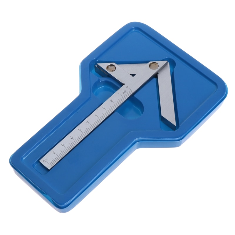 Zentrierung Platz 100*70mm würzen Zentrum Messer Runde Bar Kennzeichnung Zentrum Finder 19QB