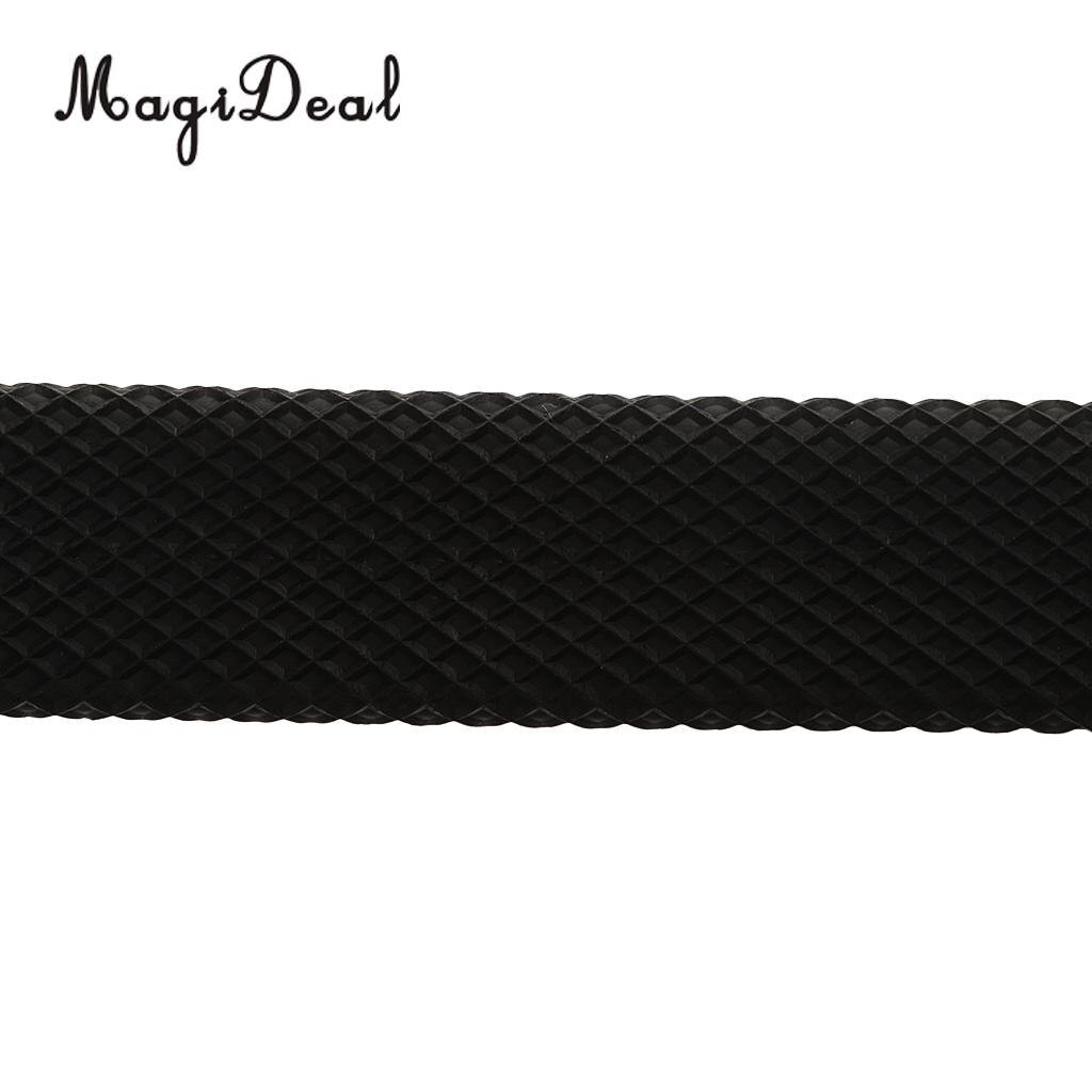 Magideal 1Pc Rubber American Pool Cue Handvat Grip Non Slip Geweven Krimpkous Mouw Biljart Acce Snooker Speler minnaar