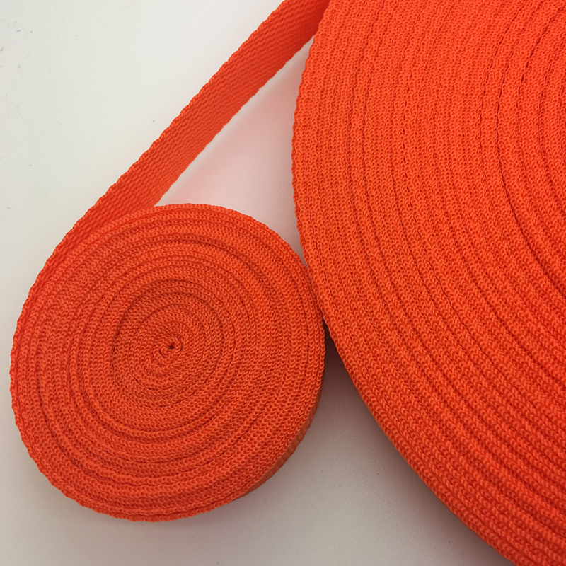 10 yards 30mm breda band nylonband ryggsäcksband säkerhetsbälte plocka färg: Orange