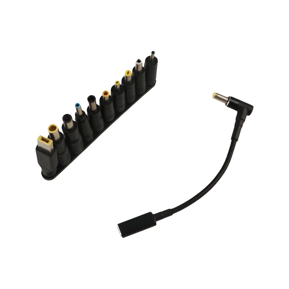 Adapter Ładowarki Laptopa 100W - Typ C Uniwersalny - 5.5x2.5mm DC Jack - 20V 2.37A