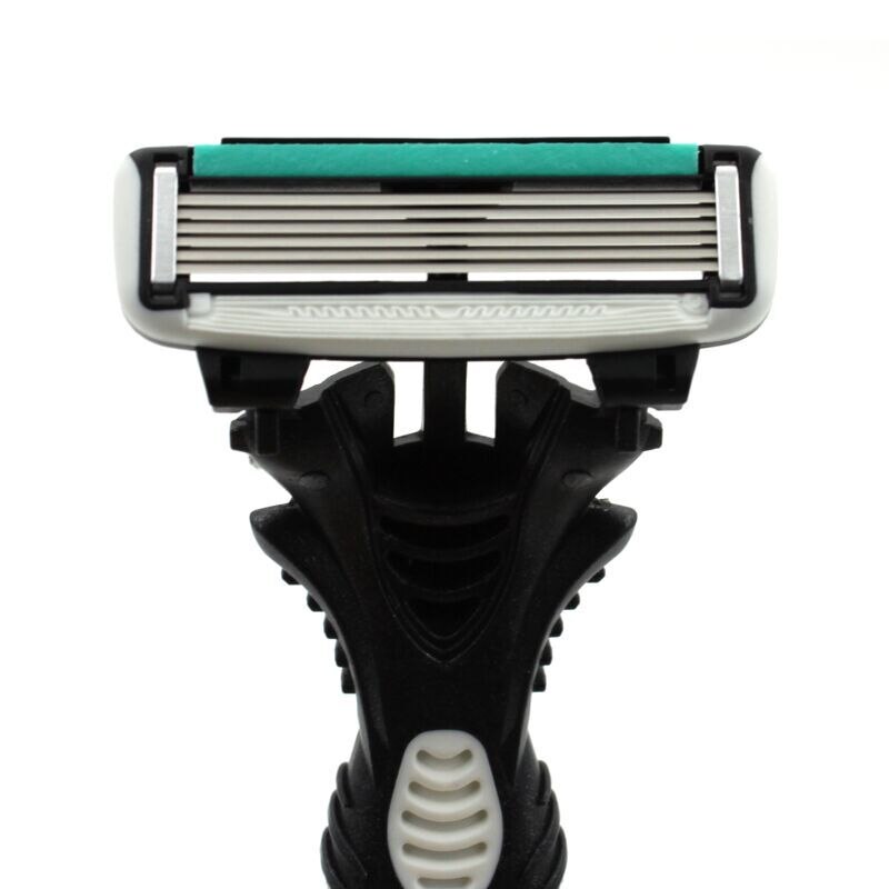 16 stk original dorco sikkerhedsbarbermaskine til mænd 12 stk/pak standard 6- lags barberblade