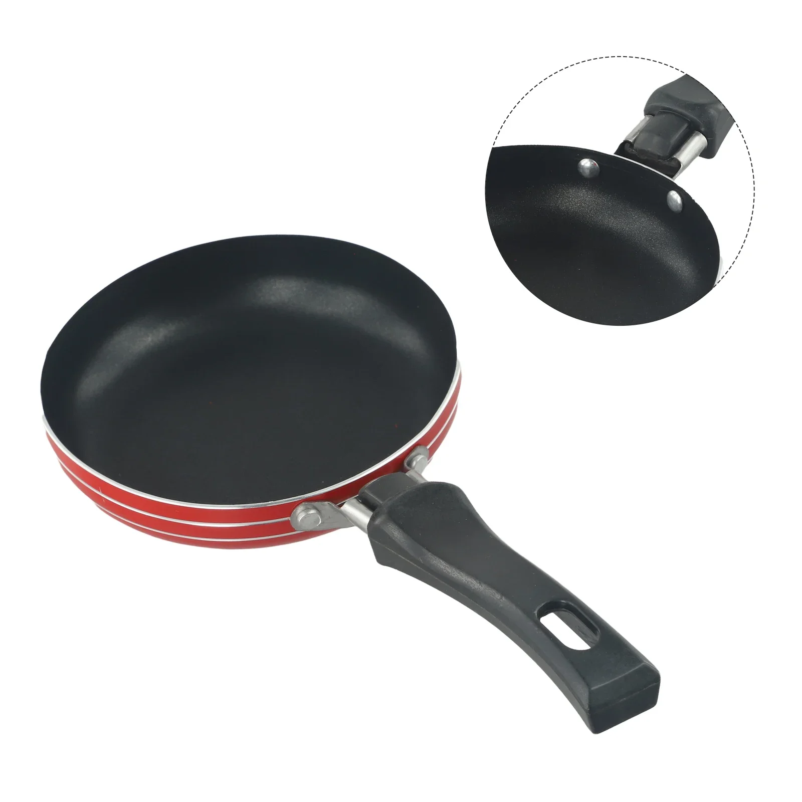 12cm/14cm/16cm mini stekpanna non-stick stål stekpanna kastrull för köksredskap köksredskap steka ägg verktyg stekpanna