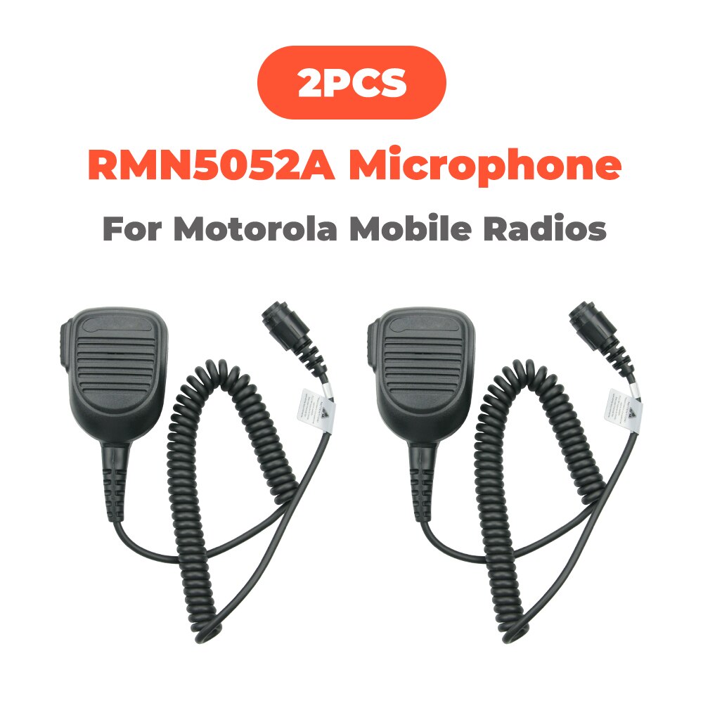 RMN5052A PTT Handheld Speaker MIC for Motorola Radio XIR-M8268 XPR4300 XPR4500 XPR4550 DGM4100 DGM6100: 2pcs