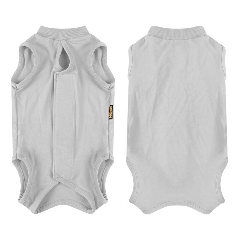 Huisdier Kat Effen Shirt Vesten Clotes voor Hond Puppy T-shirt Katoen Viervoetige Jas Kleding Medische Zorg Wondgenezing Kleding