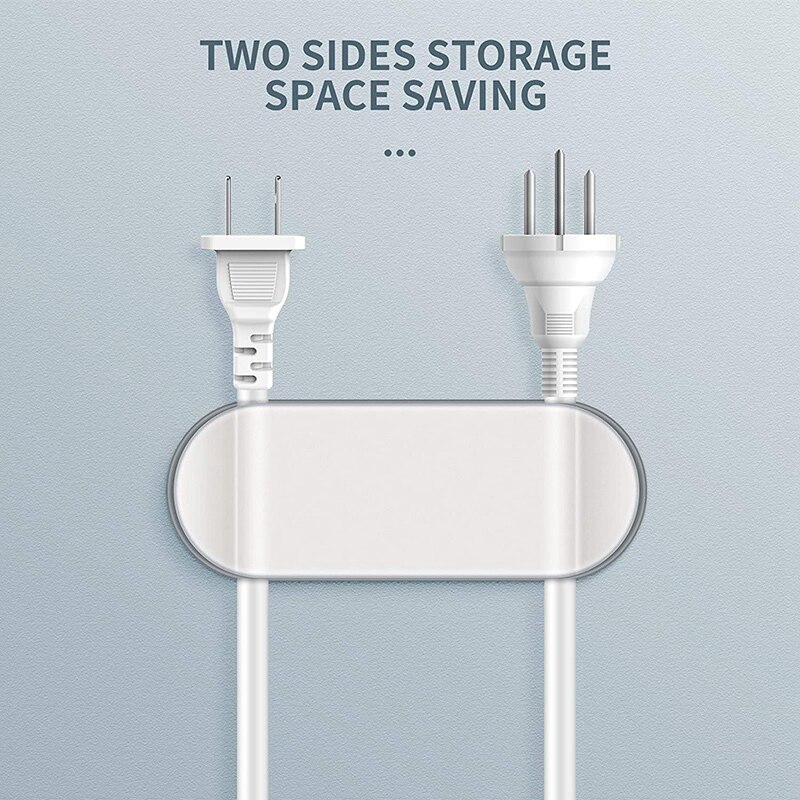 Cable Fixing Clip Self-Adhesive Organizer Data Cable Storage Cable Organizer Box Fixed Cable Clamp 4 Pieces